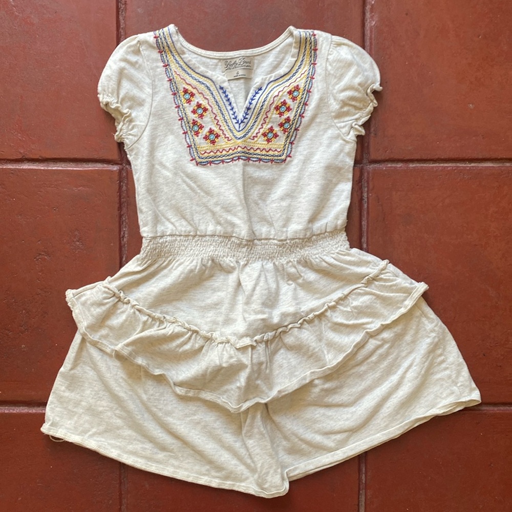 Lucky embroidered dress